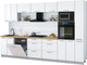 Миниатюра изображения товара Кухонный гарнитур Интерлиния Мила Gloss 3.3-ПМ1 (белый/белый/дуб бунратти)