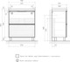 Миниатюра изображения товара Тумба под умывальник Volna Geometry 70.2Y 9696 (белый)