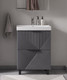 Миниатюра изображения товара Тумба под умывальник Volna Geometry 60.2Y 9696 (графит)