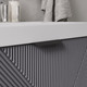 Миниатюра изображения товара Тумба под умывальник Volna Geometry 80.2Y 9696 (графит)