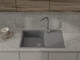 Миниатюра изображения товара Мойка кухонная GranFest Urban 678L (темно-серый)