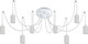 Миниатюра изображения товара Люстра Lumix 2061/8 (белый)
