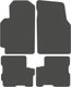 Миниатюра изображения товара Комплект ковриков для авто Alicosta 0437_1_сер для Honda HR-V SUV/GH 2001-2005 (EVA соты, серый)