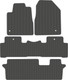 Миниатюра изображения товара Комплект ковриков для авто Alicosta 2271_1_сер для Honda Pilot SUV/YF4 + 3 ряд 2008-2015 (EVA соты, серый)