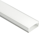 Миниатюра изображения товара Профиль для светодиодной ленты Saffit Накладной алюминиевый SAB262 / 55248 (серебристый)