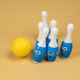 Миниатюра изображения товара Боулинг детский Labalu Smile 6 кеглей, 2 мяча 25см