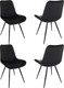 Миниатюра изображения товара Набор стульев Бюрократ CH-K2 (4шт, черный/Holland 75)