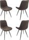Миниатюра изображения товара Набор стульев Бюрократ CH-K2 (4шт, коричневый/Holland 74)
