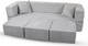 Миниатюра изображения товара Комплект мягкой мебели Sonit Lucky Eclipse 16 (серый)