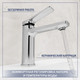 Миниатюра изображения товара Умывальник со смесителем Lauter 21675 + Silk 21CK572С с донным клапаном 21190CH (хром)