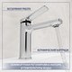 Миниатюра изображения товара Умывальник со смесителем Lauter 21675 + Silk 21CK572С с сифоном 21635CH (хром)