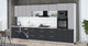 Миниатюра изображения товара Кухонный гарнитур Интерлиния Мила Gloss 3.9-ПМ1 (пепел/грей/травертин серый)