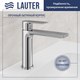 Миниатюра изображения товара Умывальник со смесителем Lauter 21675 + Reef 21CK678C