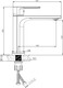 Миниатюра изображения товара Умывальник со смесителем Lauter 21675 + Reef 21CK678C + сифон 21635CH + донный клапан 21190CH (хром)