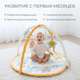 Миниатюра изображения товара Развивающий коврик Labalu Музыкальный (оранжевый)