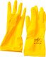 Миниатюра изображения товара Перчатки хозяйственные HQ Profiline Латексные многоразовые / 73590 (XL, желтый)