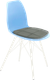 Миниатюра изображения товара Стул Sheffilton SHT-ST29-CN4/S37 (голубой/серый/белый муар)