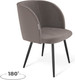 Миниатюра изображения товара Стул Sheffilton SHT-ST33-4/S1470-VP (кофе мокко/вельвет/черный муар)