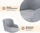 Миниатюра изображения товара Стул Sheffilton SHT-ST39-4/S1470-VP (стальной серый/вельвет/черный муар)