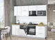 Миниатюра изображения товара Кухонный гарнитур Интерлиния Мила Gloss 2.4-ПМ2 (белый/белый/дуб бунратти)