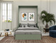 Комплект мебели трансформер Макс Стайл Studio Sofa 140x200x18 BySpan (зеленый самшит 682) — фото 6