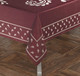 Миниатюра изображения товара Скатерть DO&CO Mercan 160x220 / 10990 (бордовый)