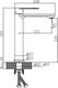 Миниатюра изображения товара Умывальник со смесителем Lauter 21393-60-A + Moon 21СК8691BS