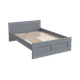 Миниатюра изображения товара Полуторная кровать Mio Tesoro Нави 140x200 / 2.15.04.050.4 (серый)