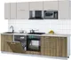 Миниатюра изображения товара Кухонный гарнитур Interline Мила Gloss 2.8-ПМ2 (дуб вотан/кашемир/бискайская сосна)