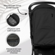 Миниатюра изображения товара Детская прогулочная коляска Bubago Model Cross City Lux / BG 168-1 (черный)