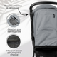 Миниатюра изображения товара Детская прогулочная коляска Bubago Model Cross City Lux / BG 168-3 (темно-серый)