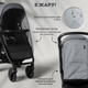 Миниатюра изображения товара Детская прогулочная коляска Bubago Model Cross City Lux / BG 168-3 (темно-серый)