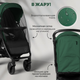 Миниатюра изображения товара Детская прогулочная коляска Bubago Model Cross City Lux / BG 168-4 (зеленый)