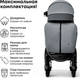 Миниатюра изображения товара Детская прогулочная коляска Bubago Model One / BG 173-1 (темно-серый)