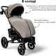 Миниатюра изображения товара Детская прогулочная коляска Bubago Model One / BG 173-4 (бежевый)