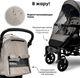 Миниатюра изображения товара Детская прогулочная коляска Bubago Model One / BG 173-4 (бежевый)