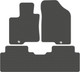 Миниатюра изображения товара Комплект ковриков для авто Alicosta 2306_1_сер для Kia Carens минивэн/UN 2006-2012 (EVA соты, серый)