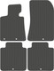 Миниатюра изображения товара Комплект ковриков для авто Alicosta 0586_1_сер для Kia Rio I седан/универсал/DC 2000-2005 (EVA соты, серый)