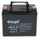 Миниатюра изображения товара Аккумуляторная батарея Kijo 12V 34Ah M6 / JM12-34)