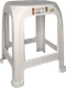 Миниатюра изображения товара Табурет пластиковый Русспласт Симпатия РП-311бел (белый)