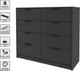 Миниатюра изображения товара Комод Интерлиния Концепт КТ-К117 (антрацит/антрацит)