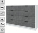 Миниатюра изображения товара Комод Интерлиния Концепт КТ-К157 (бетон портленд/белый платинум)