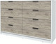 Миниатюра изображения товара Комод Интерлиния Концепт КТ-К157 (дуб серый/белый платинум)
