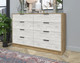 Миниатюра изображения товара Комод Интерлиния Концепт КТ-К157 (дуб белый/дуб золотой)