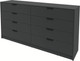 Миниатюра изображения товара Комод Интерлиния Концепт КТ-К197 (антрацит/антрацит)