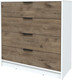 Миниатюра изображения товара Комод Интерлиния Концепт КТ-К100 (дуб веллингтон/белый платинум)