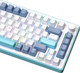 Миниатюра изображения товара Клавиатура JEGG ZA82 (белый/синий/зеленый)