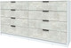 Миниатюра изображения товара Комод Интерлиния Концепт КТ-К197 (бетон лайт/белый платинум)