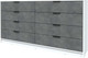 Миниатюра изображения товара Комод Интерлиния Концепт КТ-К197 (бетон портленд/белый платинум)