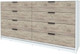Миниатюра изображения товара Комод Интерлиния Концепт КТ-К197 (дуб серый/белый платинум)